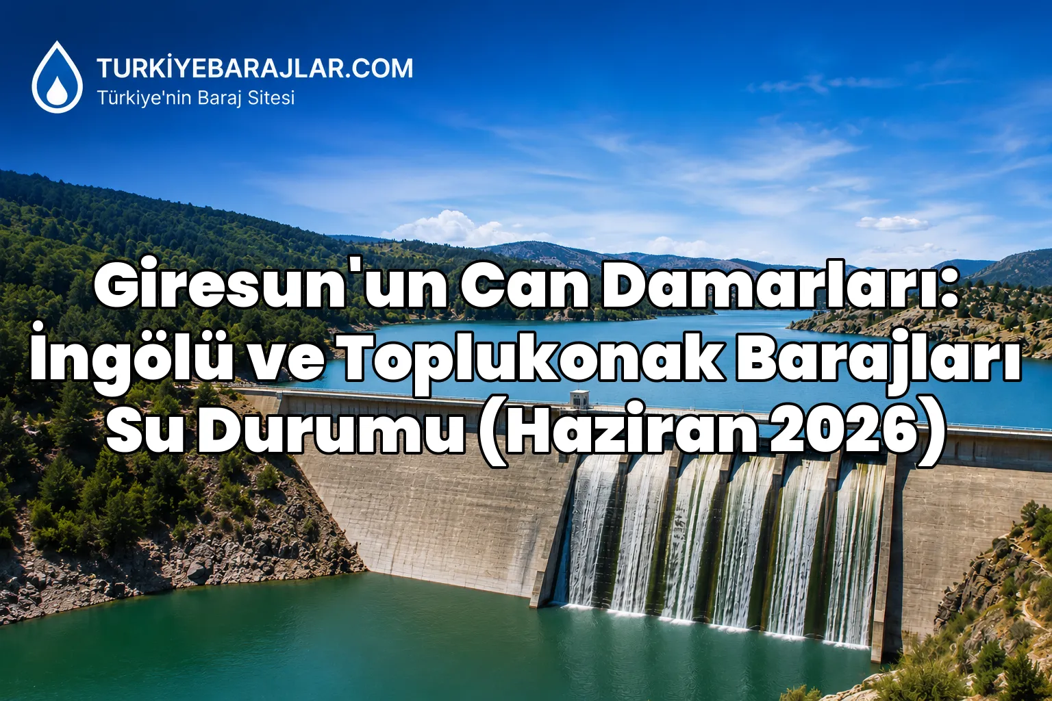 Giresun'un Can Damarları: İngölü ve Toplukonak Barajları Su Durumu (Haziran 2026)