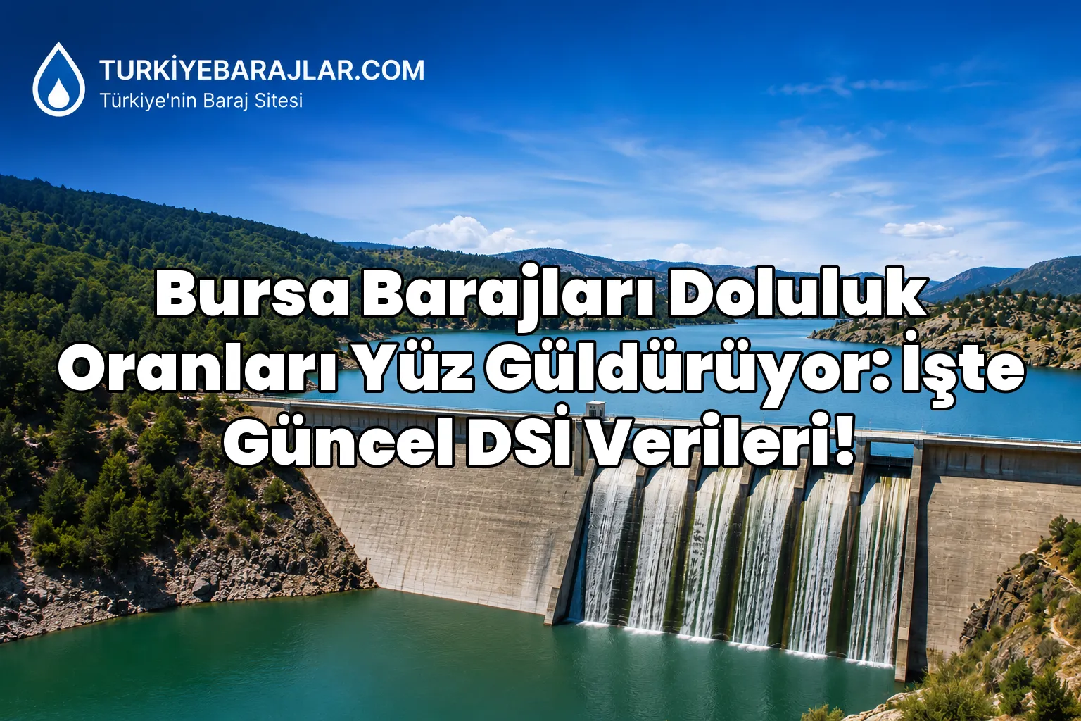 Bursa Barajları Doluluk Oranları Yüz Güldürüyor: İşte Güncel DSİ Verileri!
