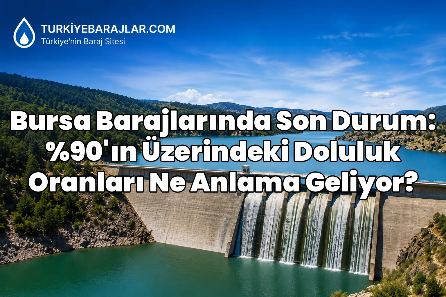 Bursa Barajlarında Son Durum: %90'ın Üzerindeki Doluluk Oranları Ne Anlama Geliyor?
