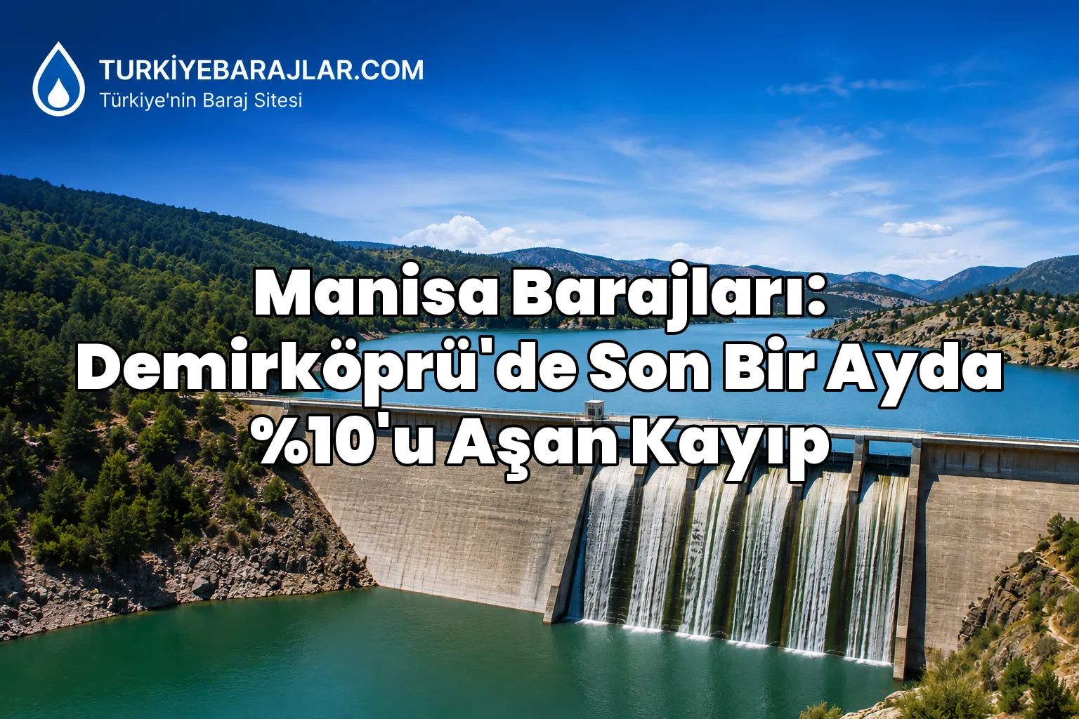 Manisa Barajları: Demirköprü'de Son Bir Ayda %10'u Aşan Kayıp