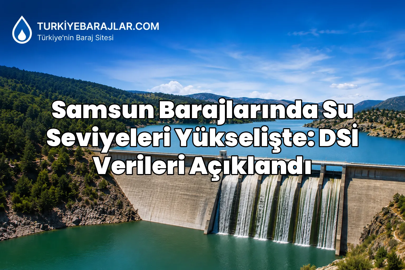 Samsun Barajlarında Su Seviyeleri Yükselişte: DSİ Verileri Açıklandı